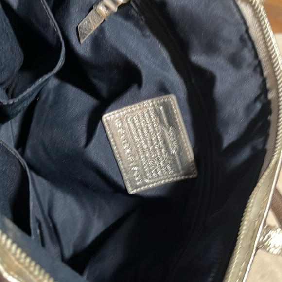 COACH Denim on Silver Shoulder Bag! - Picture 16 of 16